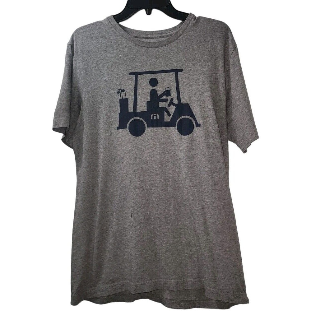 Travis Mathew Golf Cart Graphic T-Shirt Short Sleeve Casual Mens Size M
